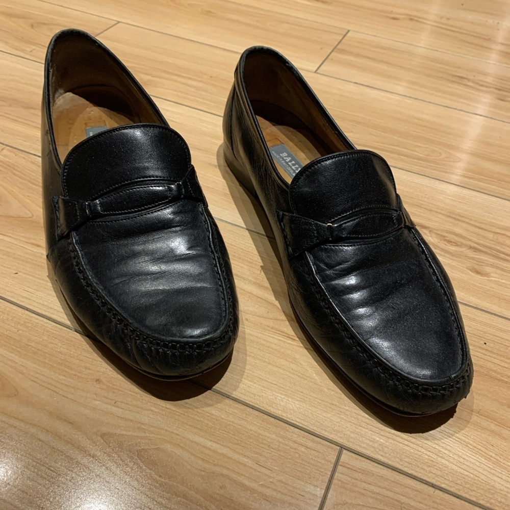 Leather loafers by Bally